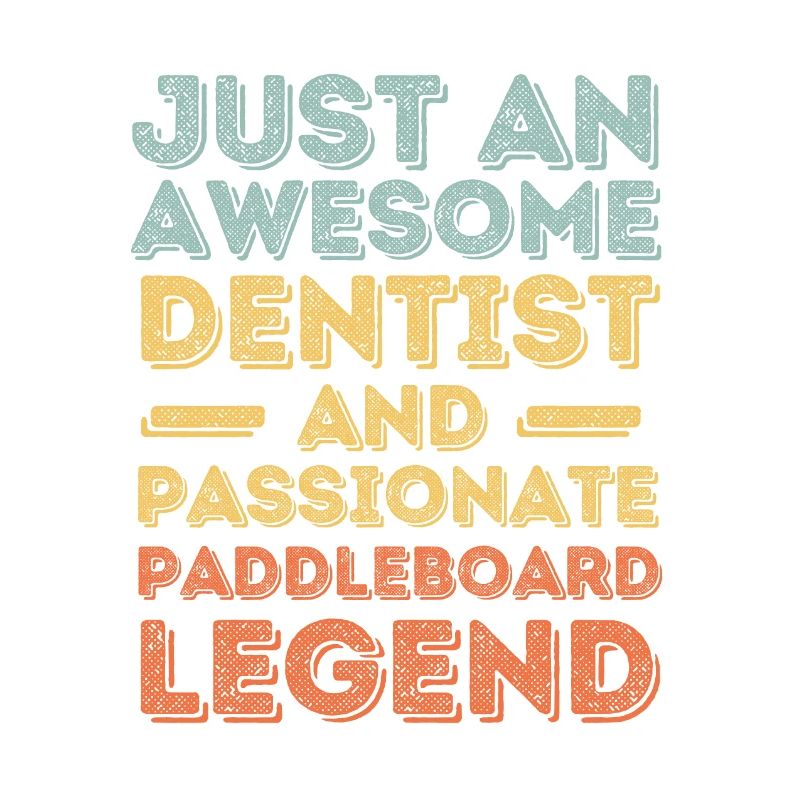 Dentist Paddleboard retro
