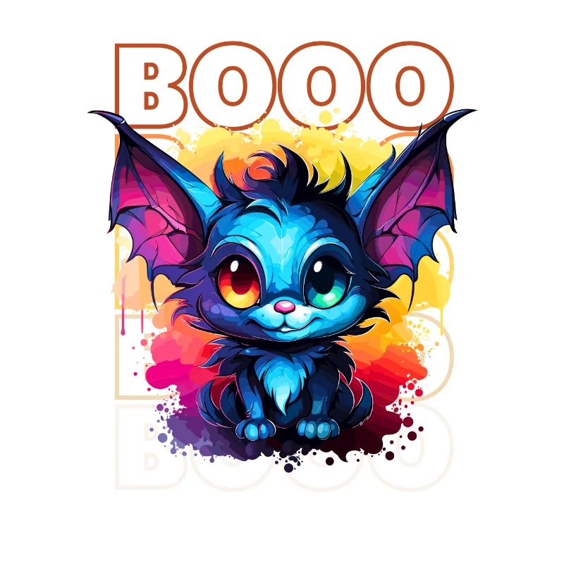 Chibi Swoop & Booo! Nighttime Flutter Tee!