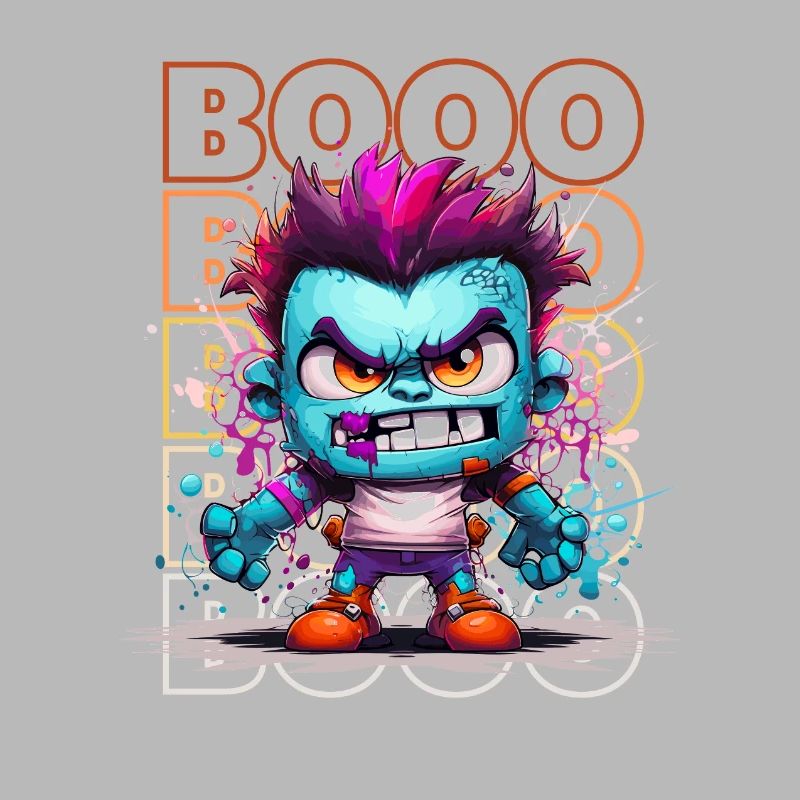 Chibi Bolt & Booo! Cousu géant Tee !