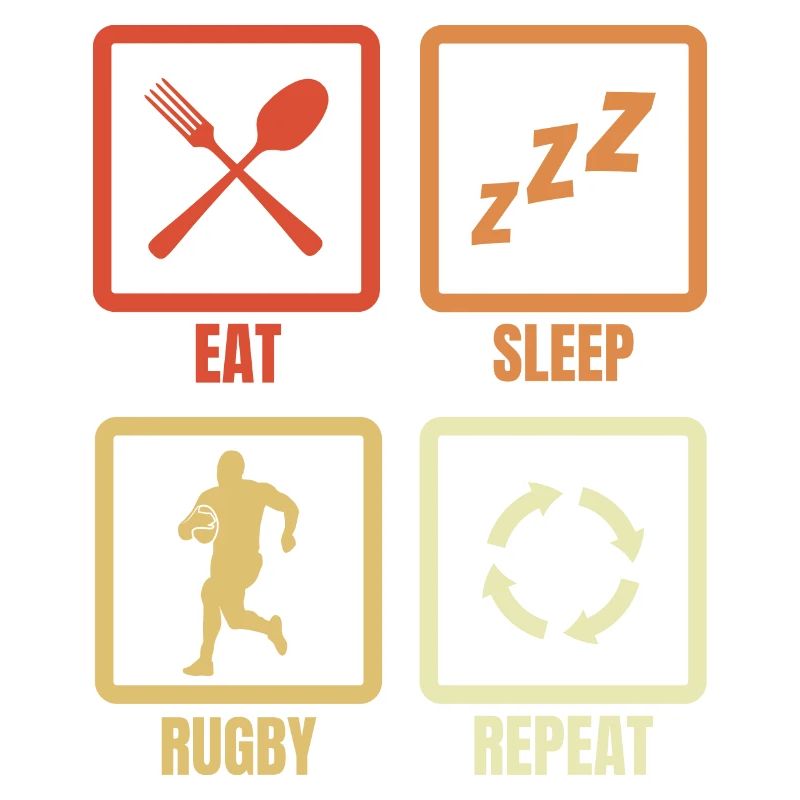 Eat Sleep Rugby Répéter