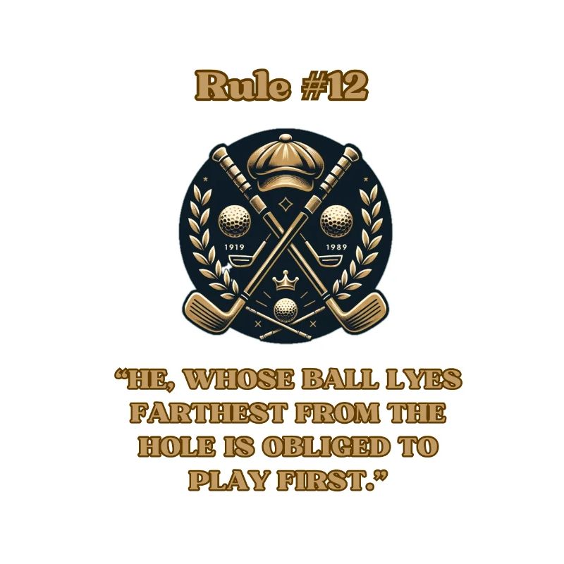Golf Rules #12