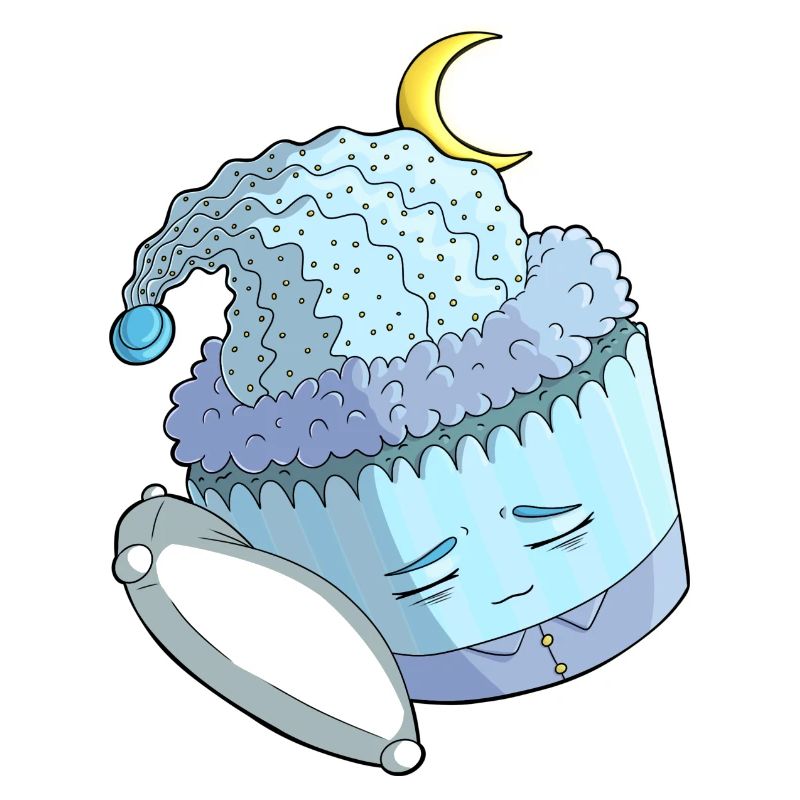 Sleeping Cupcake