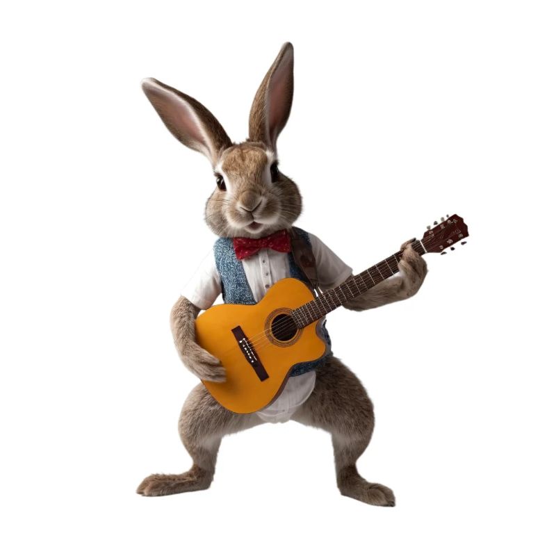 Rabbit Gitarre