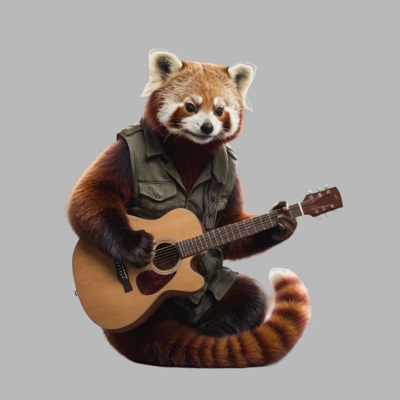 Red Panda Gitarre
