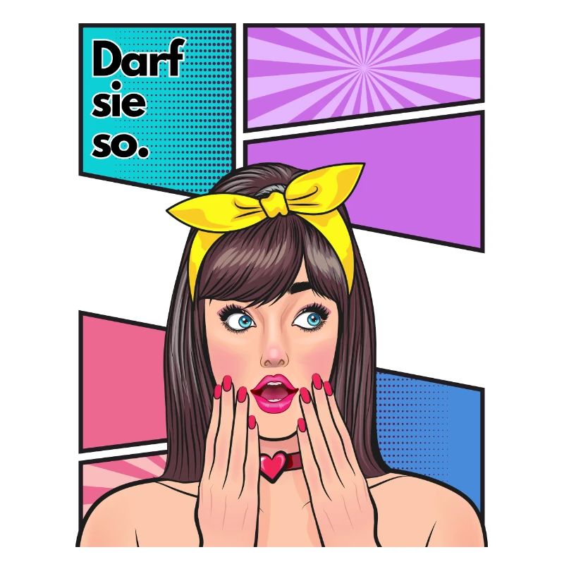 Darf sie so Comic Stil mit Lady 4