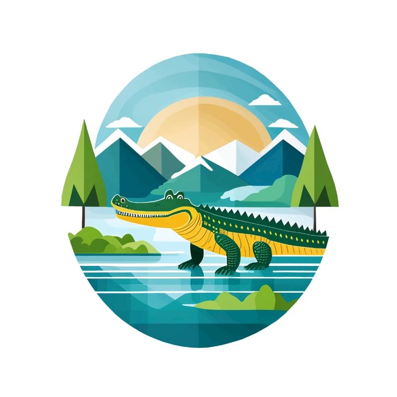 Crocodile Illustration