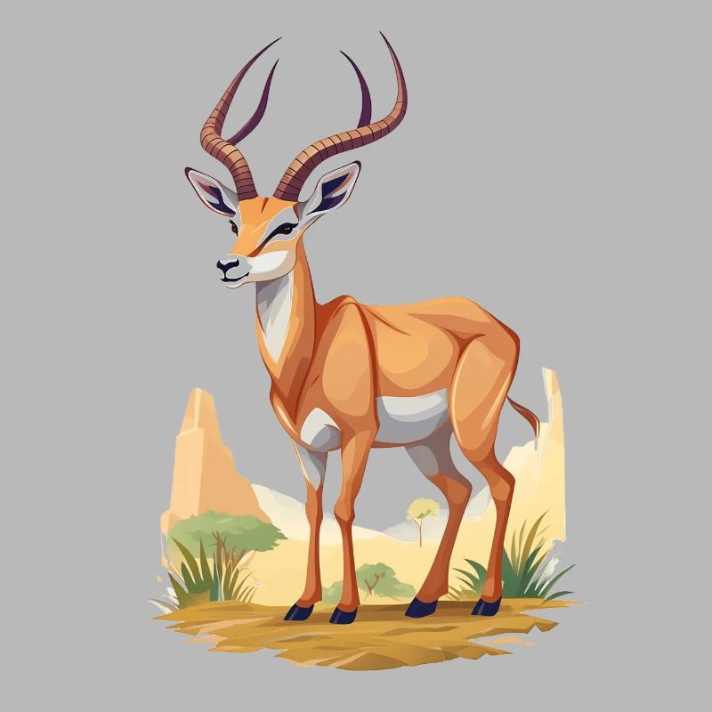 Antilope in der Savanne
