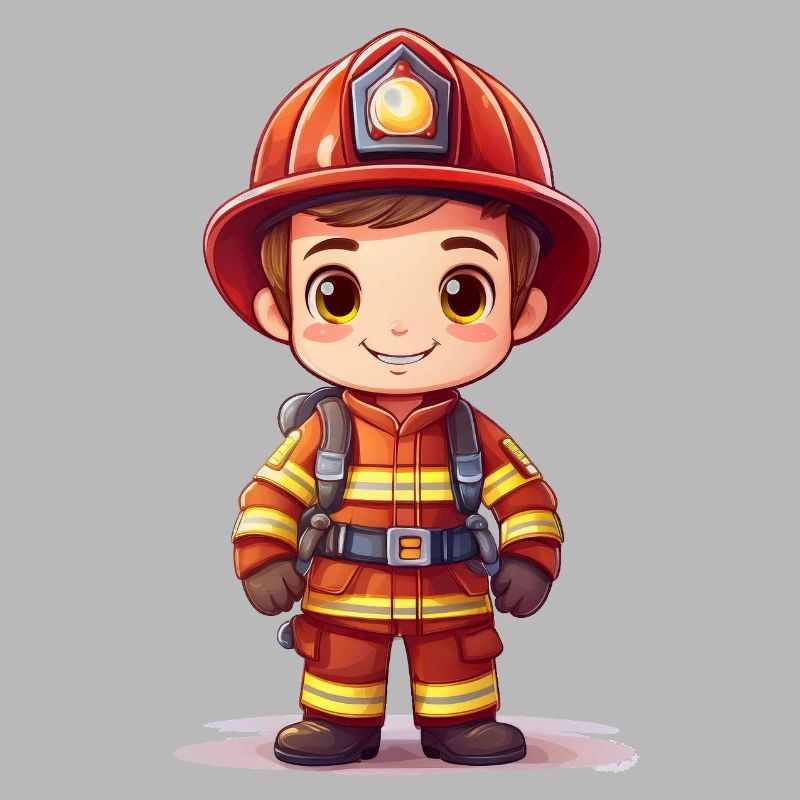 A cute firefighter