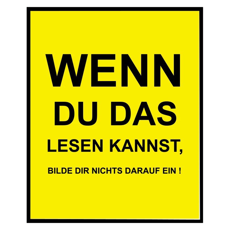 Wenn du das lesen kannst