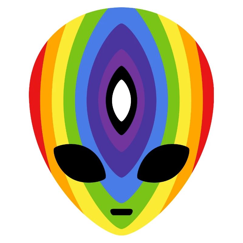Prismatic Rainbow Alien