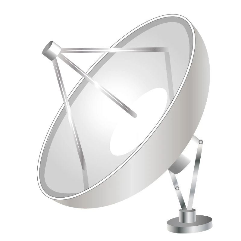 Antenne paraboise à l’aspect moderne et net