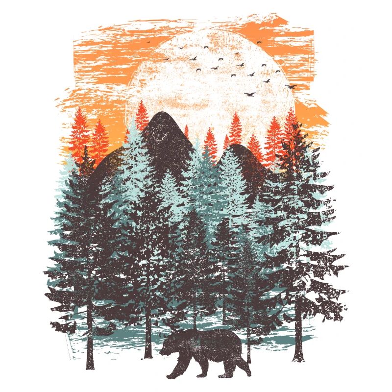 Wald Landschaft (Bär)