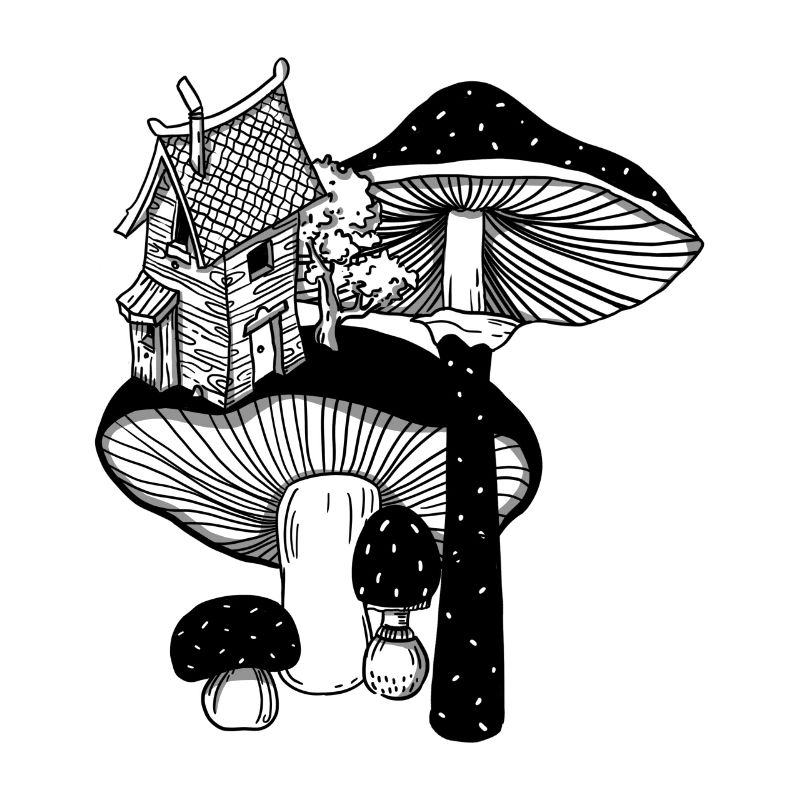 Magic Mushroom House Goa Design Gift Idea