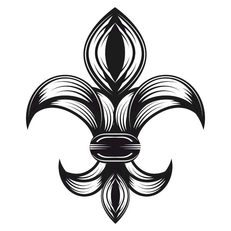 stylized iris - Fleur-de-Lys