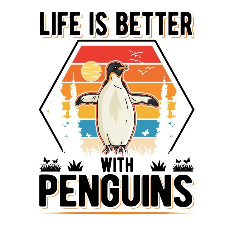 Life is better with Penguins Pinguin