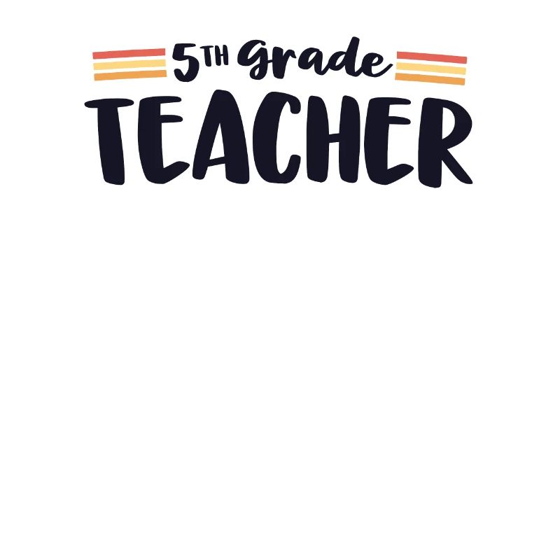 Retro 5th Grade Teacher Fifth Matching 70s Back