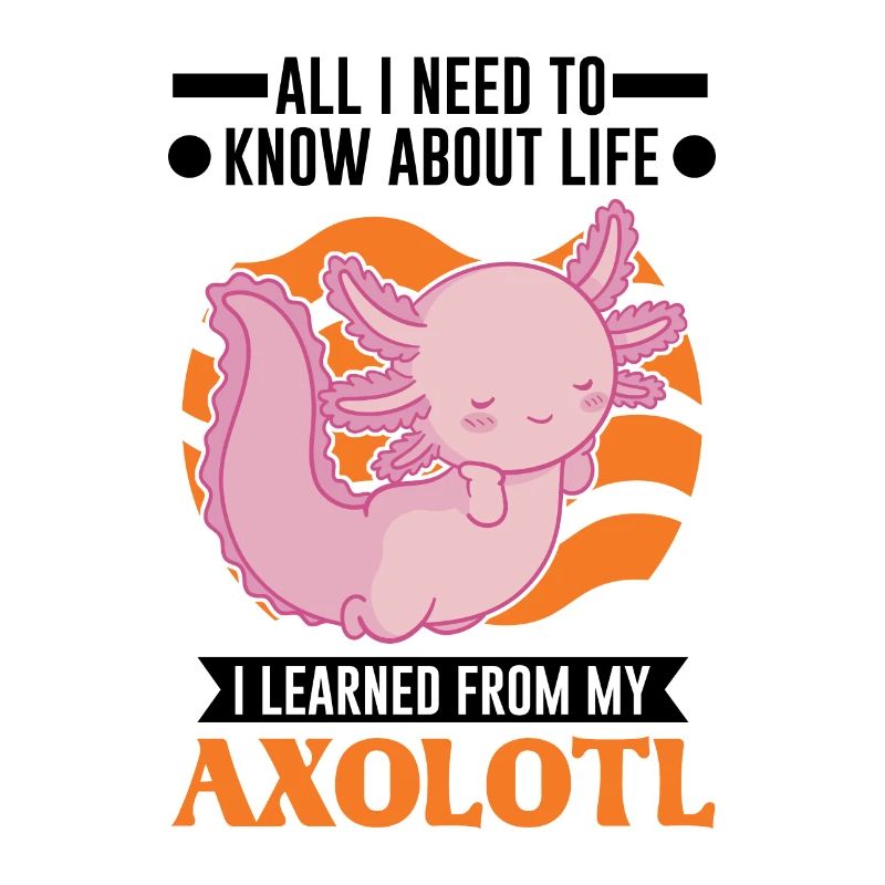 Axolotl Cadeau Queue Lurch