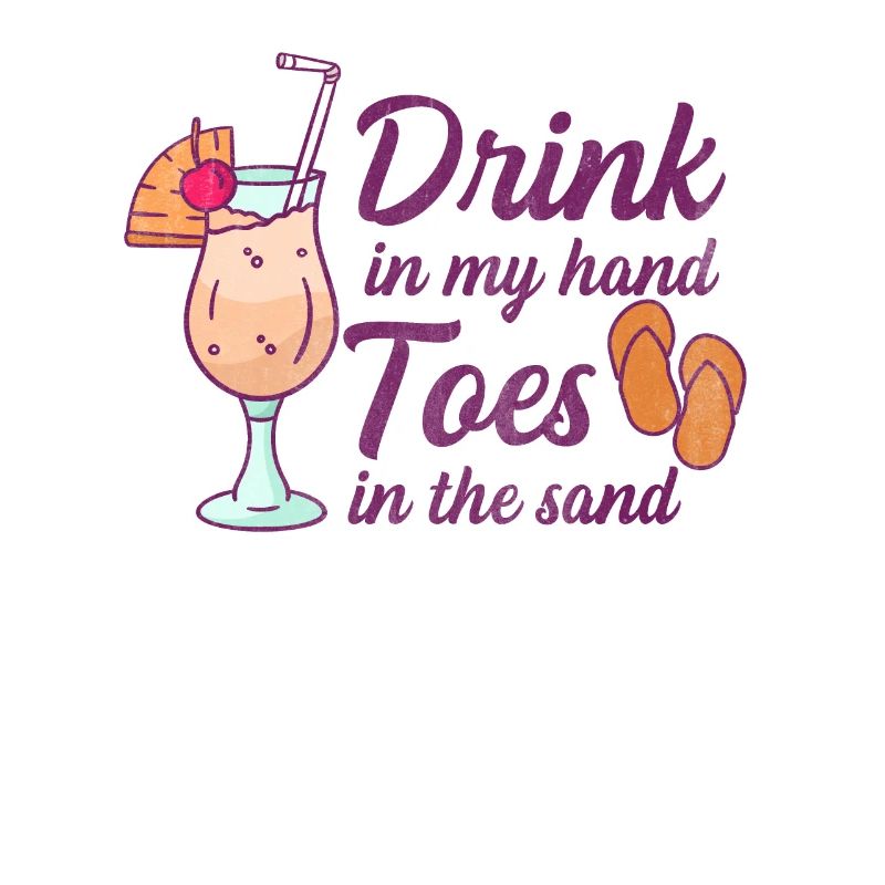 Boire dans mes orteils dans le sable Beach Holiday