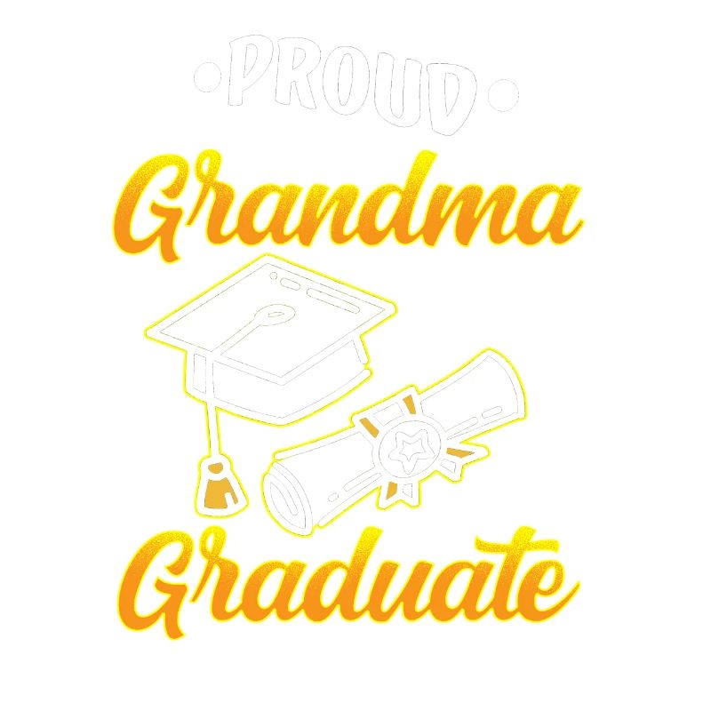 Stolze Großmutter Eines Absolventen Absolvent