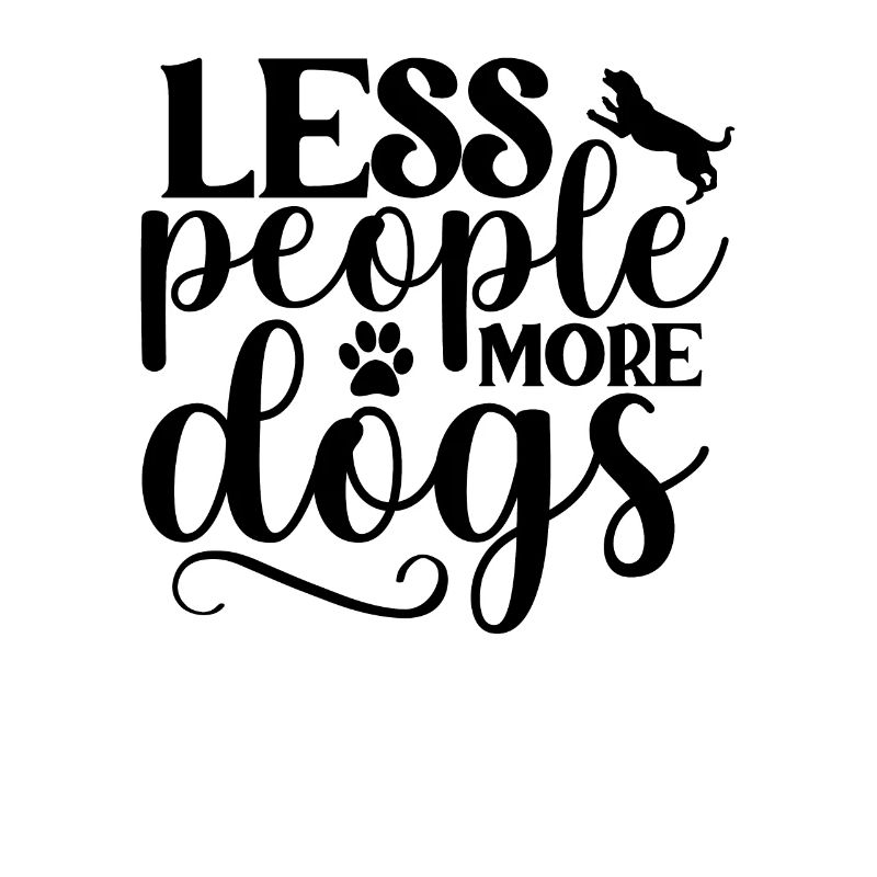 Moins de gens plus de chiens