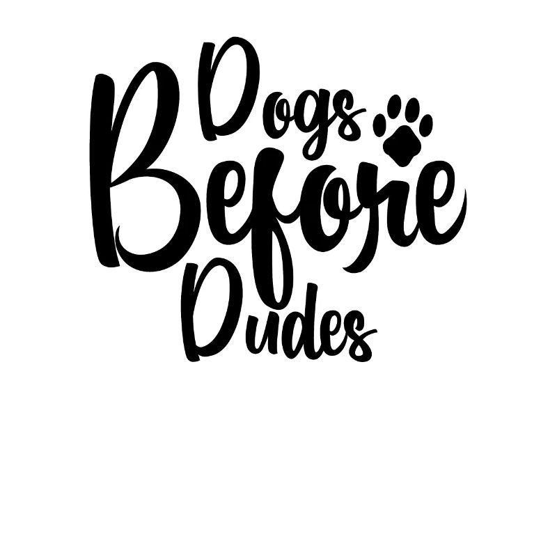 Chiens devant les gars