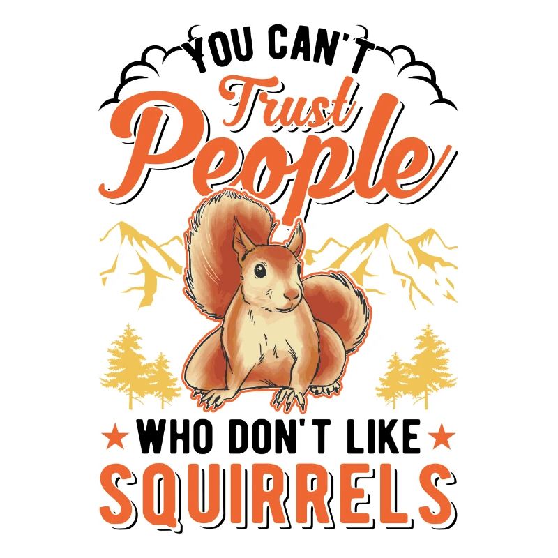 Eichhörnchen Geschenk Grauhörnchen Squirrel