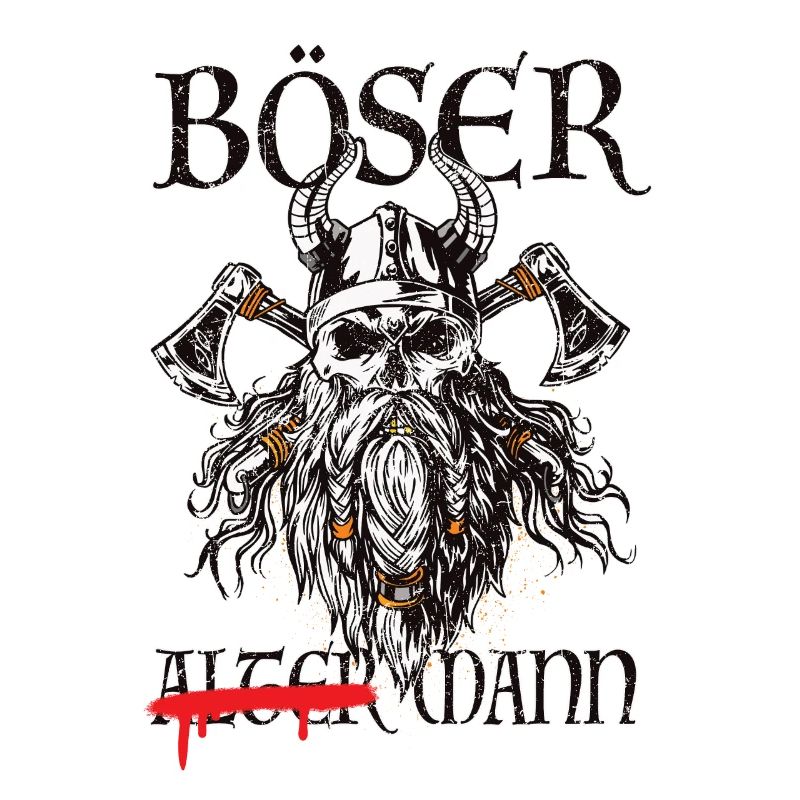 Böser Wikinger-Krieger Grafik