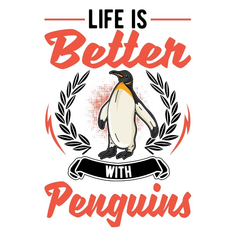 Das Leben ist besser mit Pinguinen