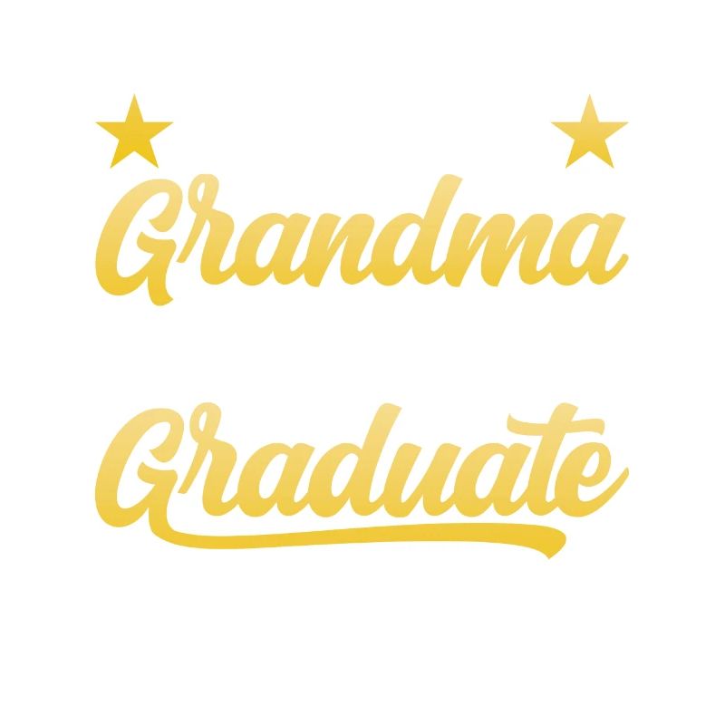 Stolze Großmutter Eines Absolventen Absolvent
