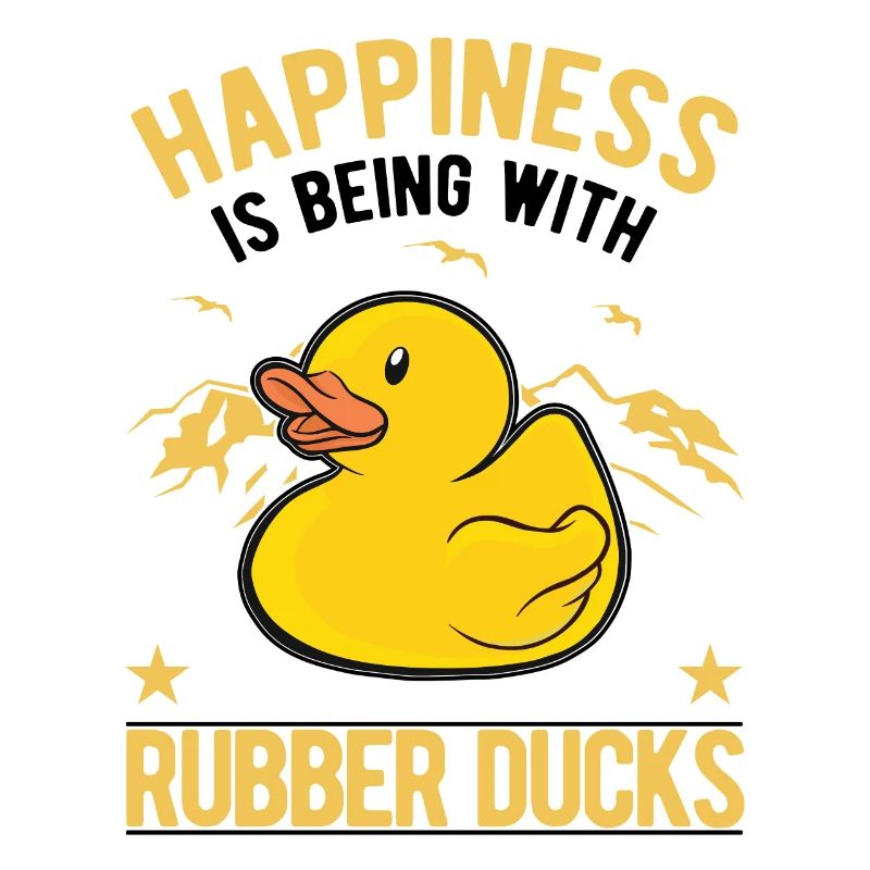 Squeaky Duck Happiness Bathing Duck Rubber Duck
