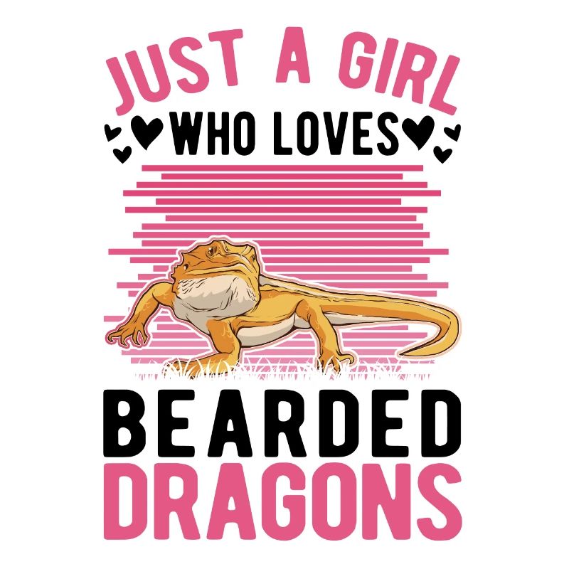 Bartagame Mädchen Bearded Dragon