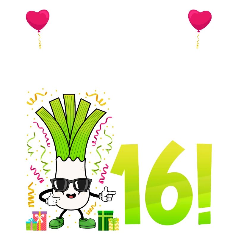Hurra der Lauch wird 16