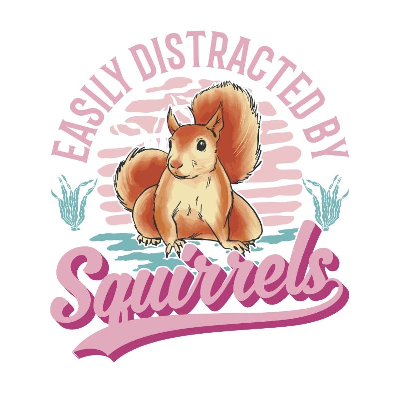 Facilement distrait par les écureuils Eichhörnchen