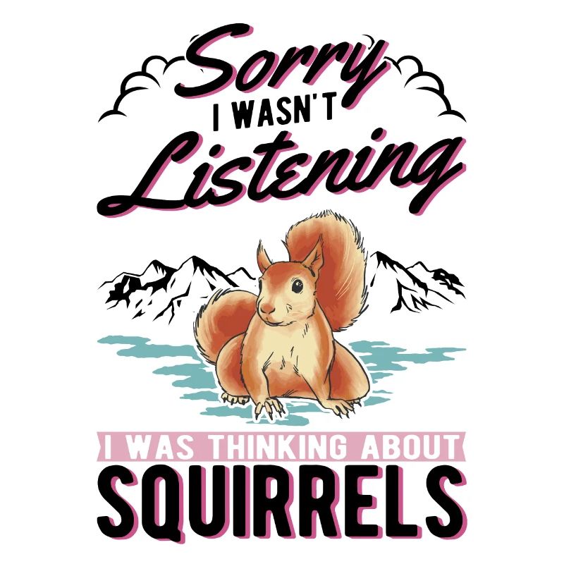 Eichhörnchen Geschenk Grauhörnchen Squirrel