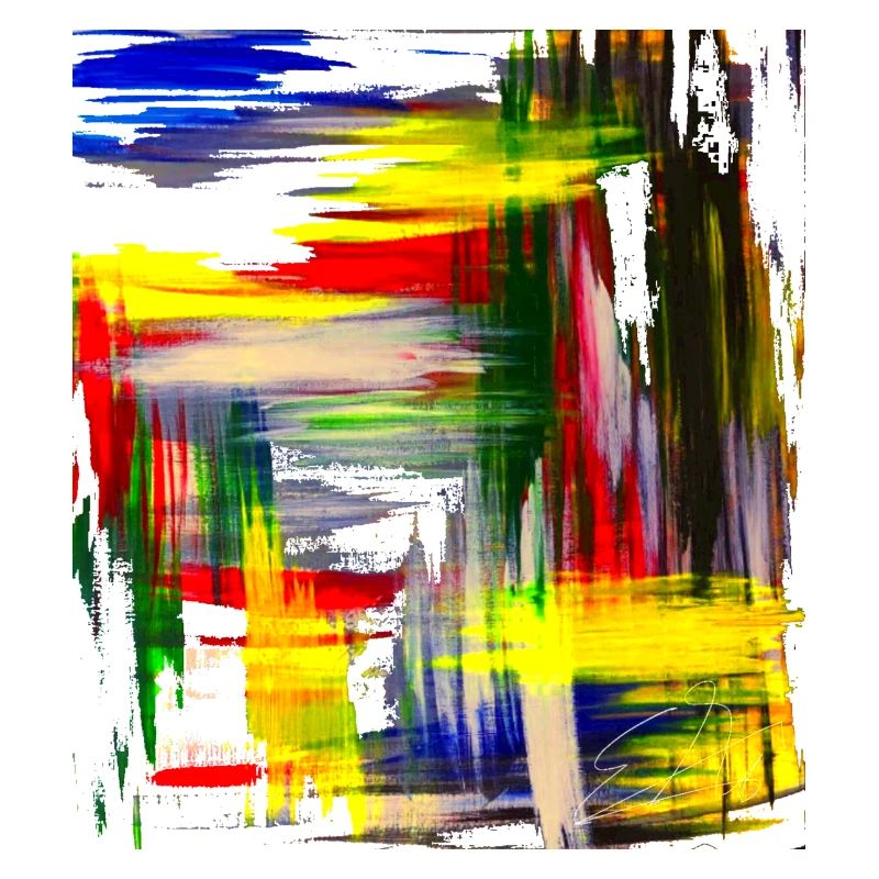 "In line" Acryl Paint 69 by Marco Eckenbrecht