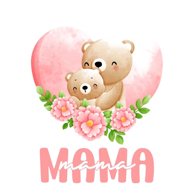 Bär Mama Mom Mutter Muttertag Geschenkidee