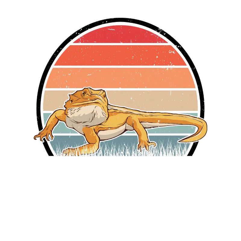 Bearded Dragon Retro