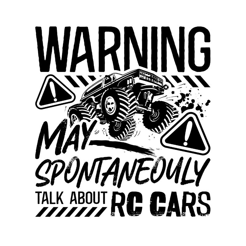 Warning May Spontaneously Model Maker RC Racer