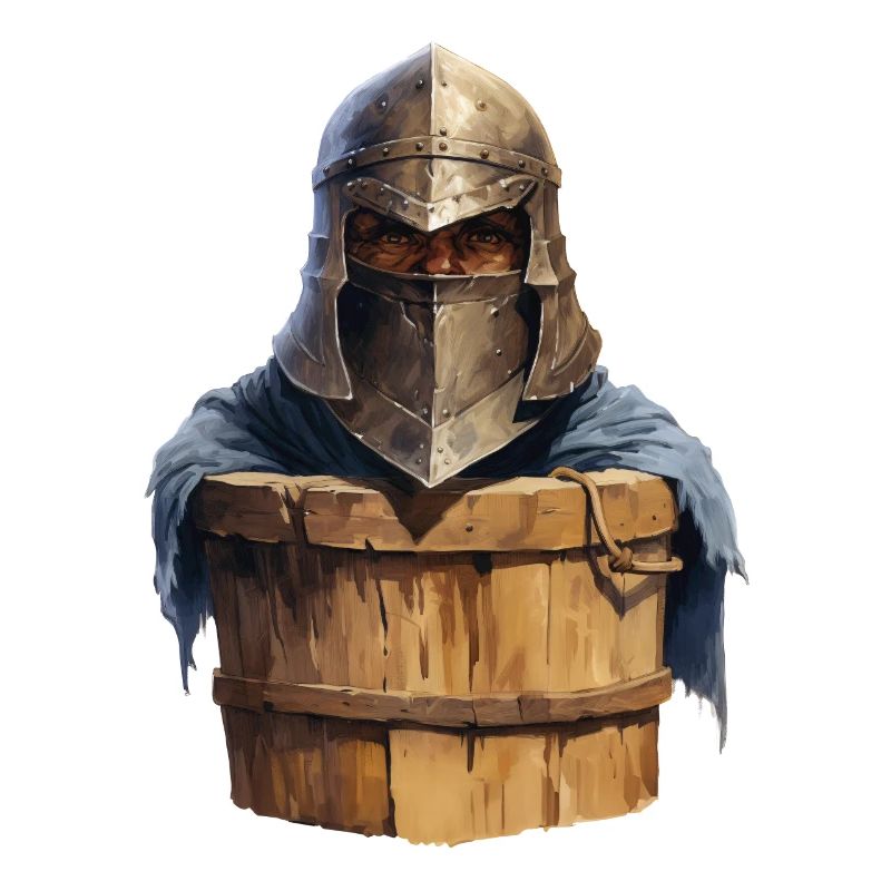 Ritter im Eimer – Lustiges RPG Design