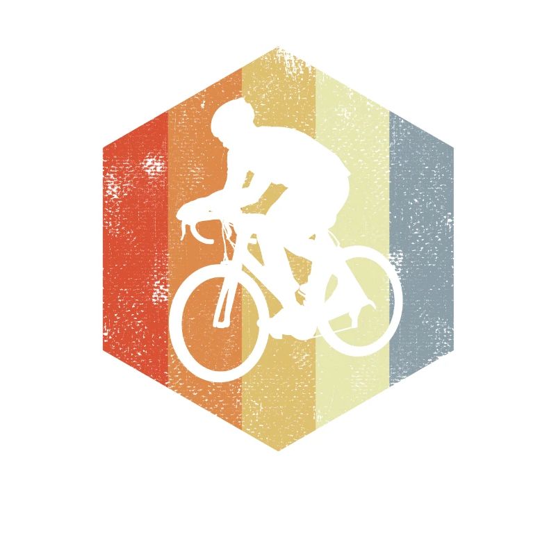 Lustiger Radfahrer