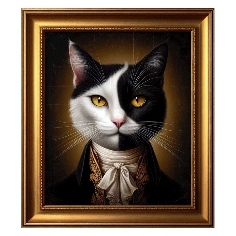 Portrait d’un chat confiant
