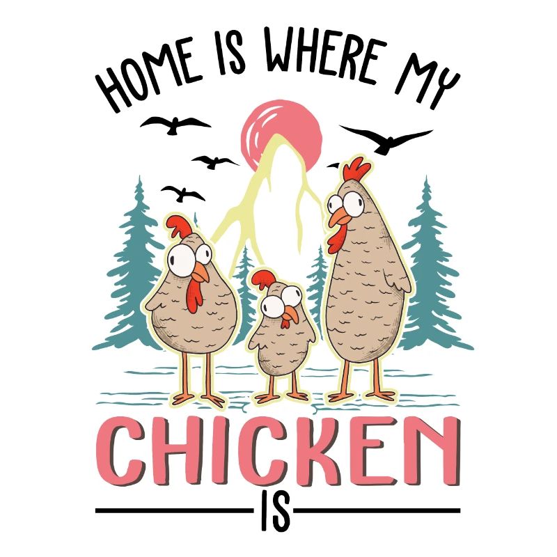 Chickens Home Farmer Chicken
