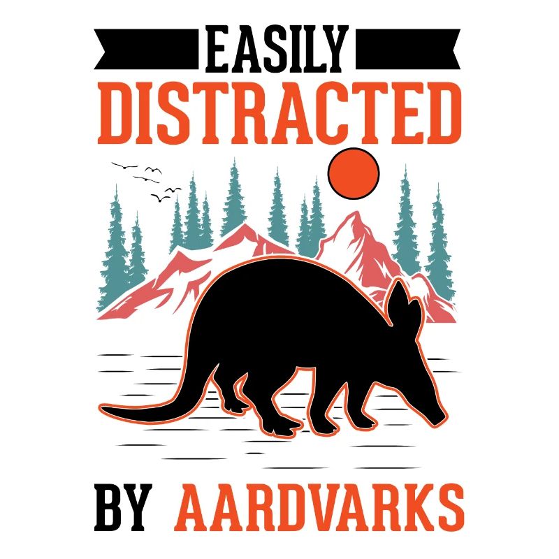 Facilement distrait par les oryctéropes Aardvark