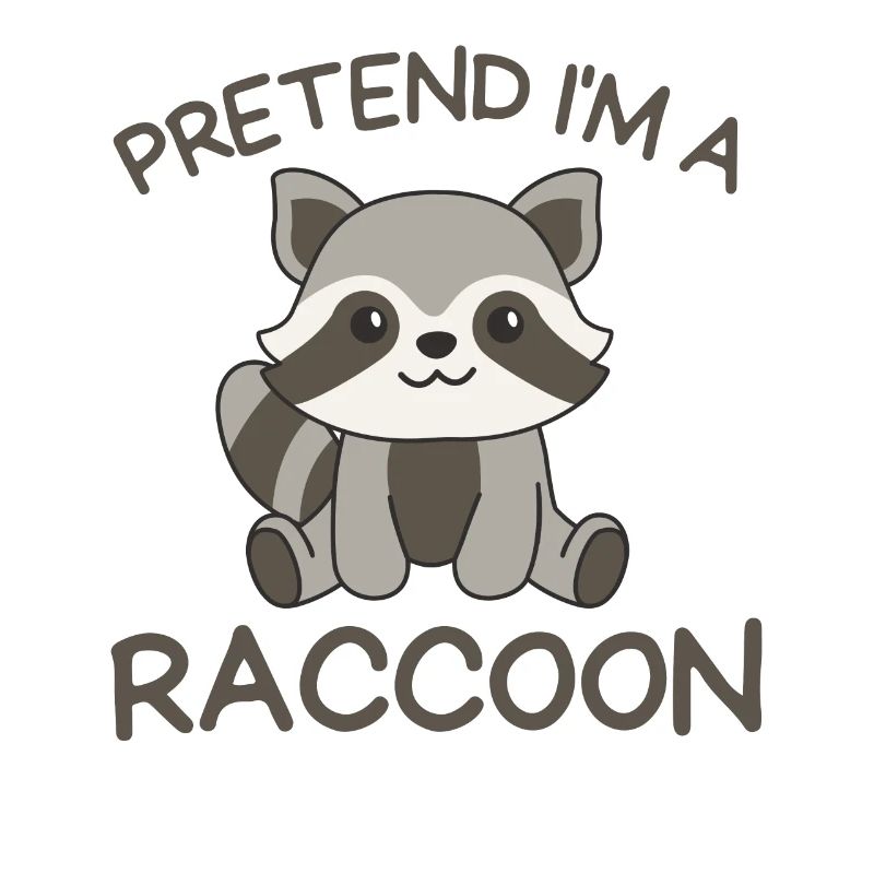 Stell dir vor ich bin ein Waschbär Halloween