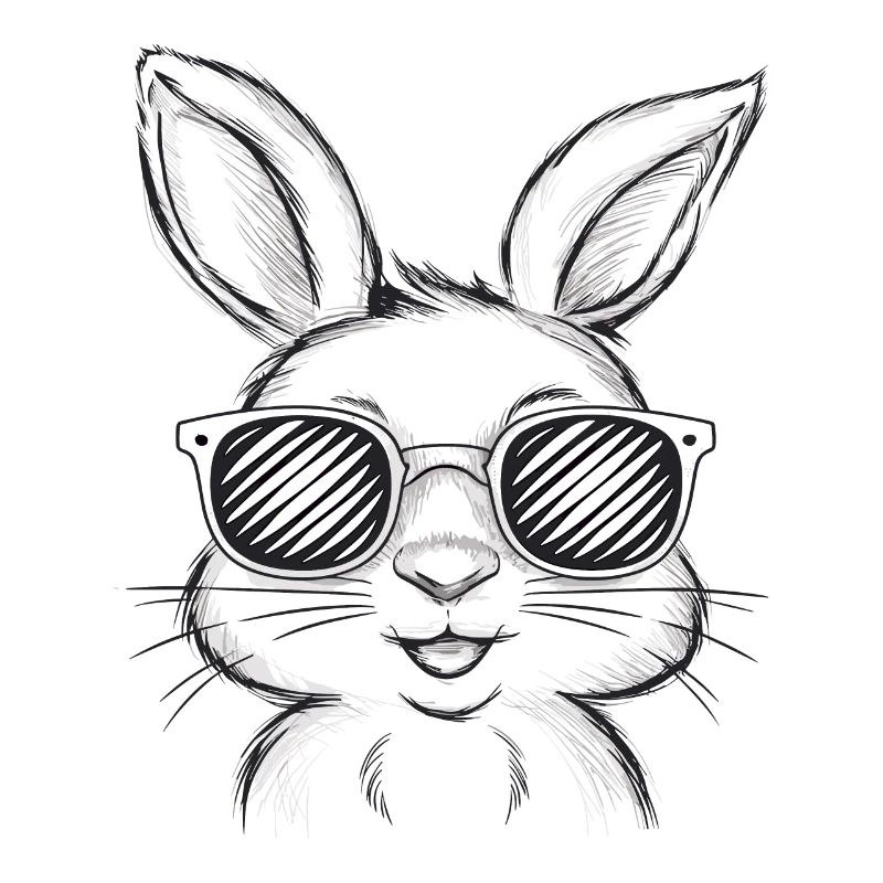 Lapin drôle lapin mignon lapin cadeau