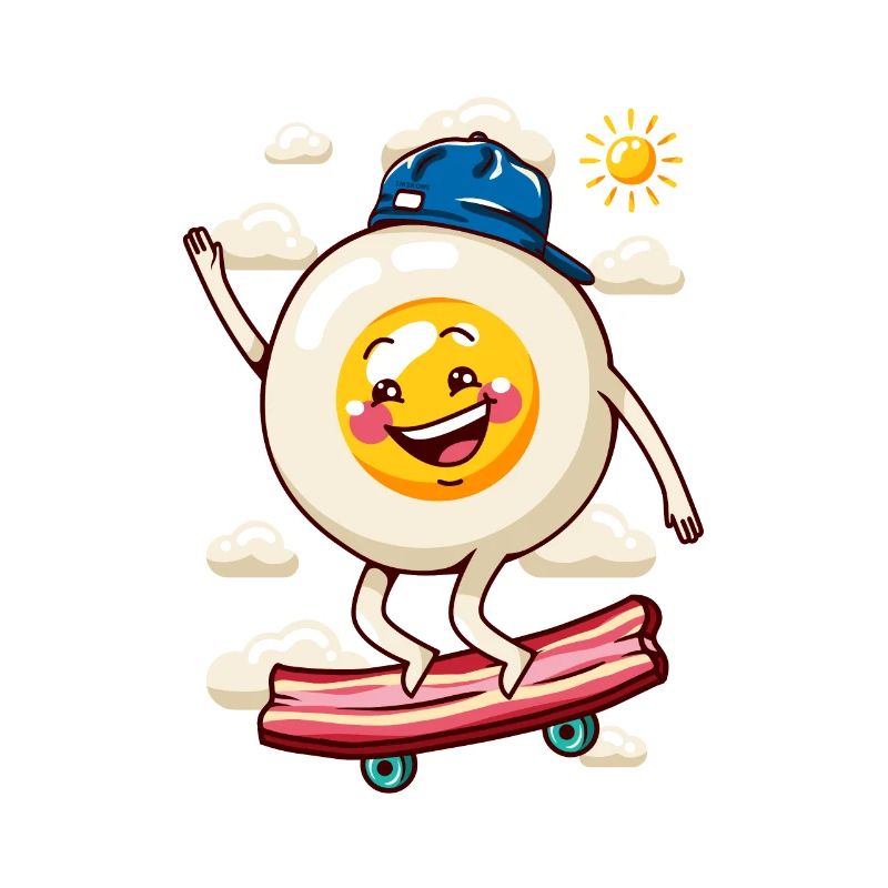 Flat Egg Skateboard