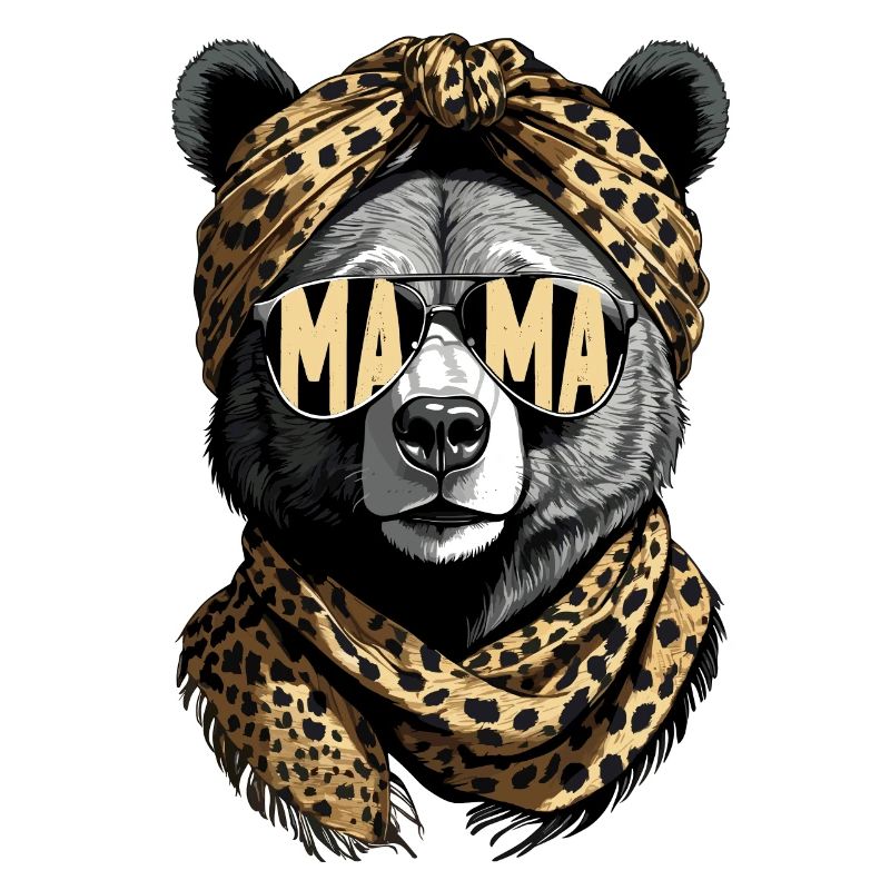 Lustiger Mama Bär Mutter Bärin Muttertag