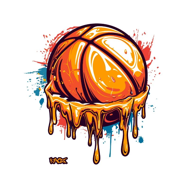 Basket-ball éclaboussant