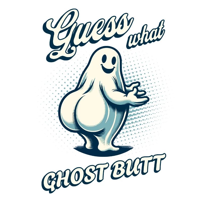 Halloween Costume Ghosts Butt Funny Saying