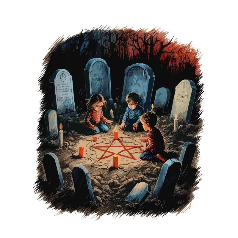 Rituels d’invocation occulte Rétro Vintage Design